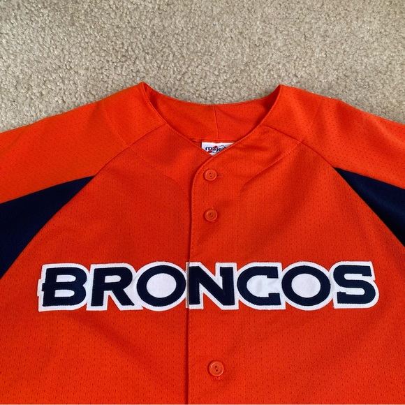 Majestic Athletic NFL Denver Broncos Baseball Jersey - Picture 5 of 8